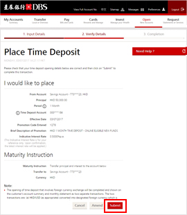 Online Time Deposit Offer Dbs Hong Kong - 