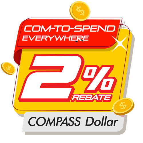 DBS 2% COMPASS Dollar rebate